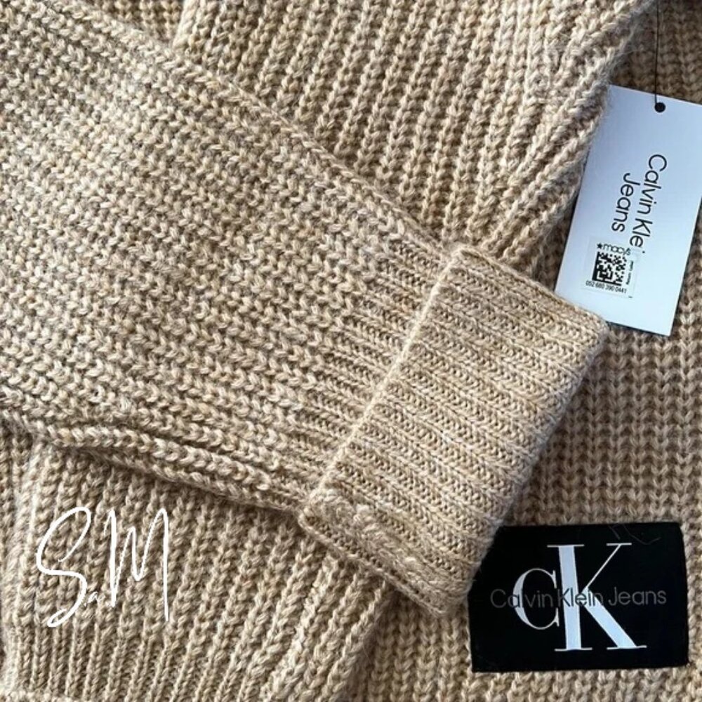 NEW Calvin Klein Jeans Oversized Turtleneck Sweater!